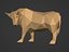 3D Polygonal Bull