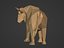 3D Polygonal Bull