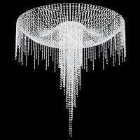 Ceiling mount crystal swarowski round chandelier