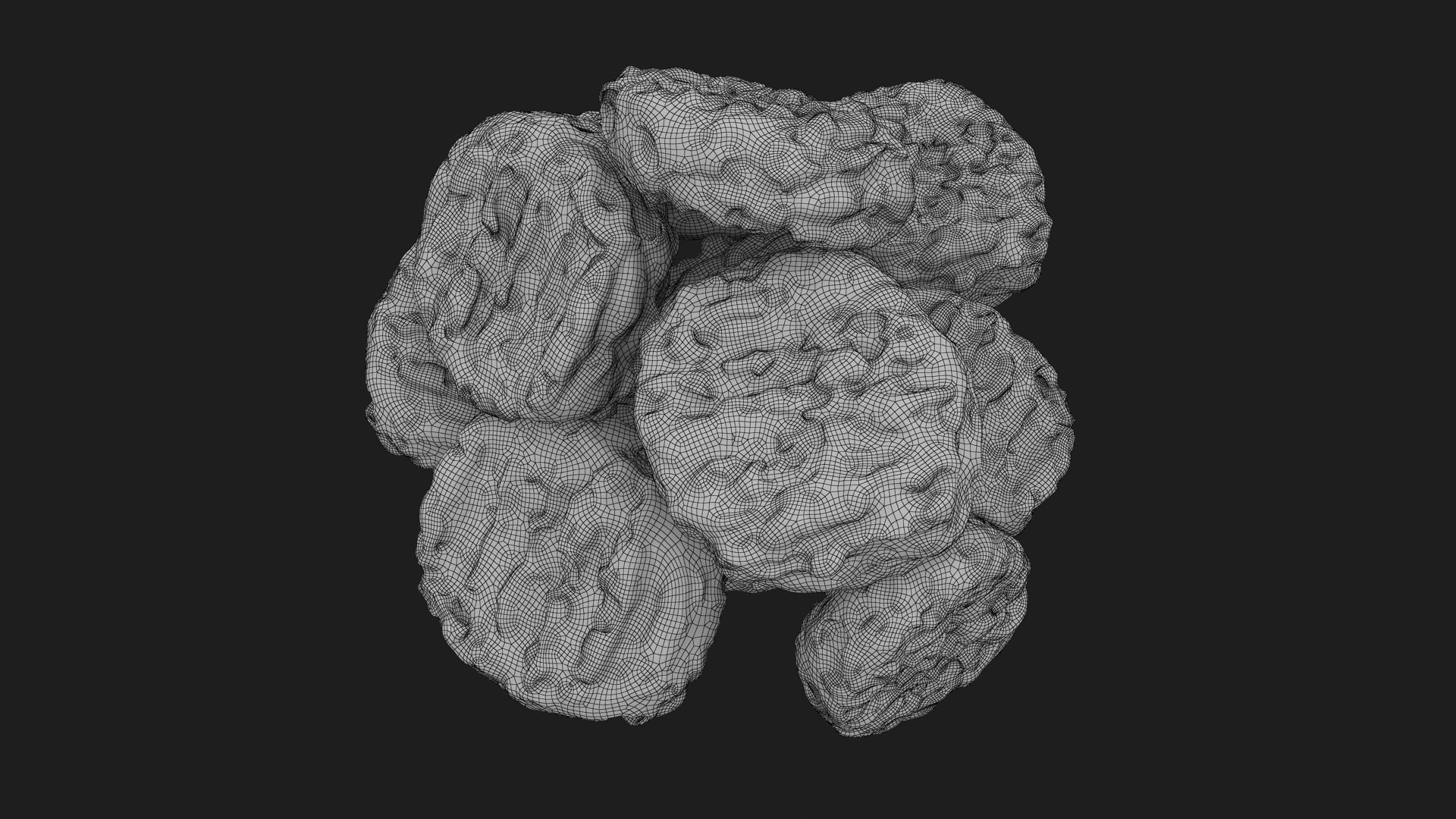 Chicken Nuggets 03 Pile Model - TurboSquid 2189507