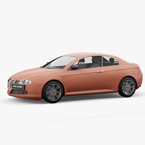 AlfaRomeoGT2004lowpoly 3D model