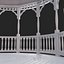 Pergola en bois blanc PBR