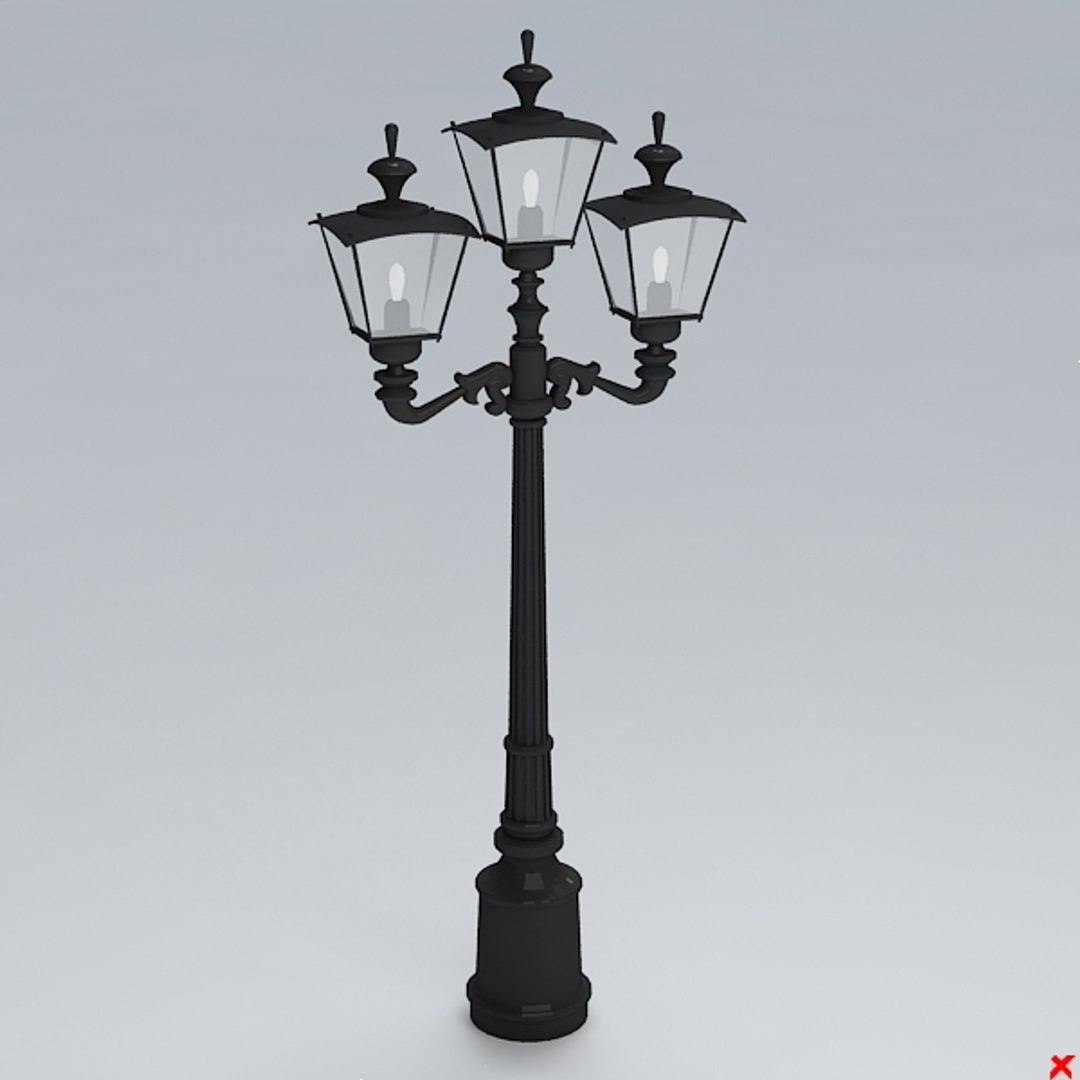 3d street lamp