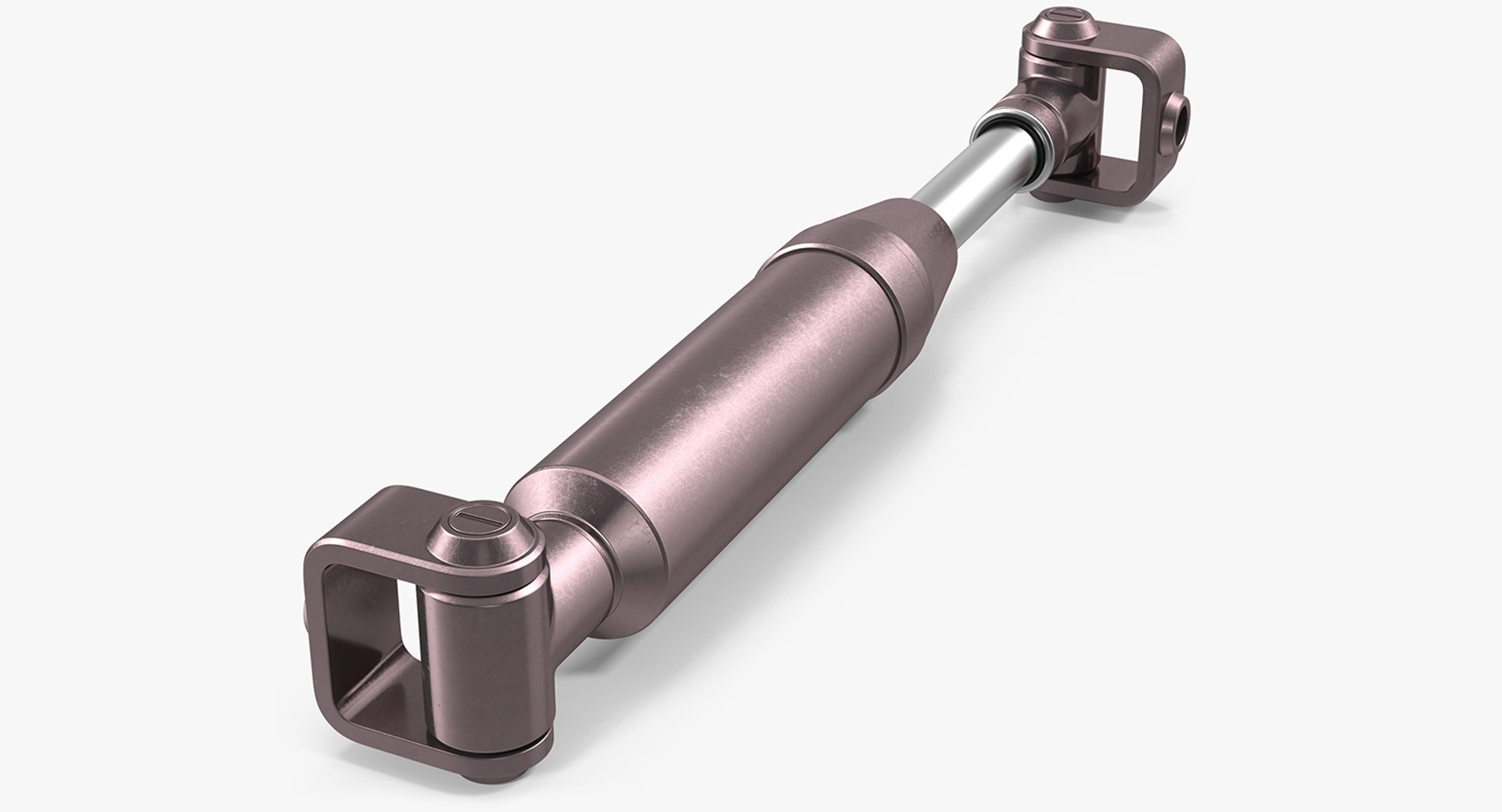 Anodized Hydraulic Cylinder 7 3D Model preview