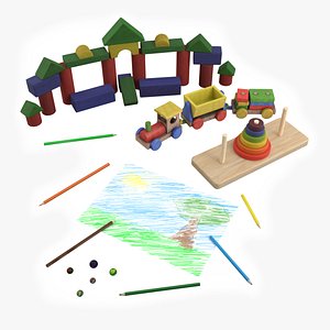 Childhood Collection 3D model