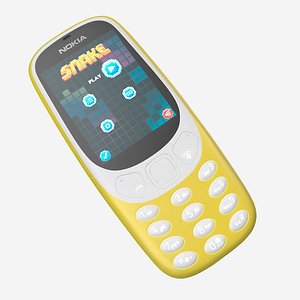 Yellow Nokia 3310 New Lights On
