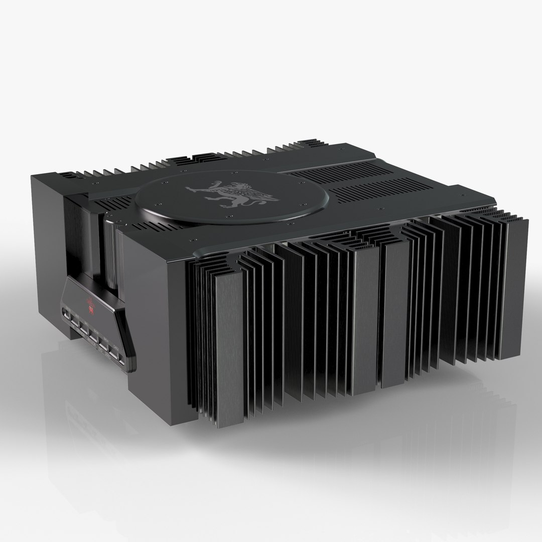 3D Gryphon Audio Antileon EVO Mono Model TurboSquid 2010535