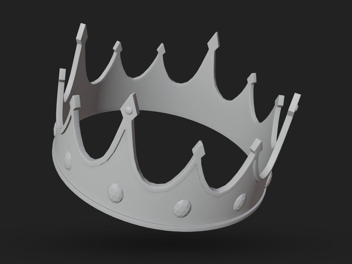 3D King Crown model - TurboSquid 1927697