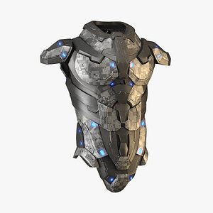 nano armor 3d model