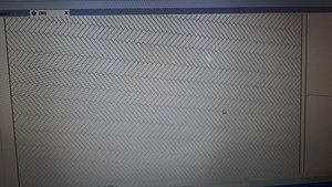 herringbone pattern 20" x 3.5" PAT