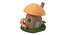 3D house cartoon model