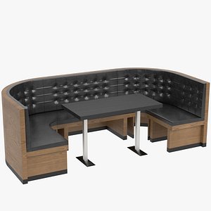 Diner booth set 4