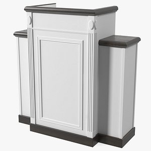 Church Furniture Pulpit White