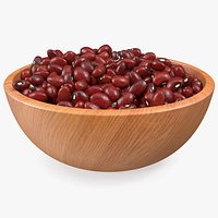Full Bowl of Dark Red Kidney Beans