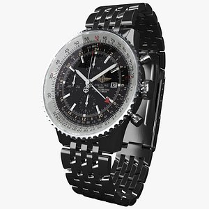 3d breitling navitimer world modeled