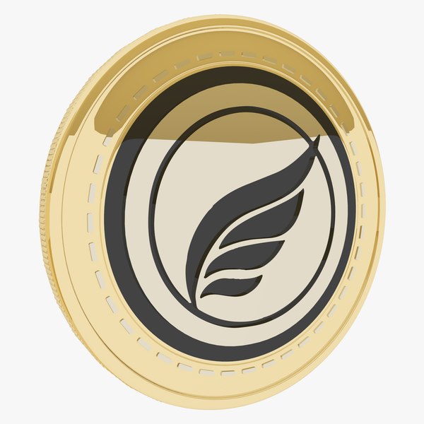 Egretia Cryptocurrency Gold Coin model