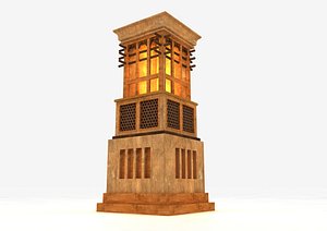 wind tower 3D model