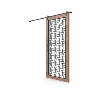 3D model sliding door