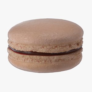 3D Chocolate Macaron