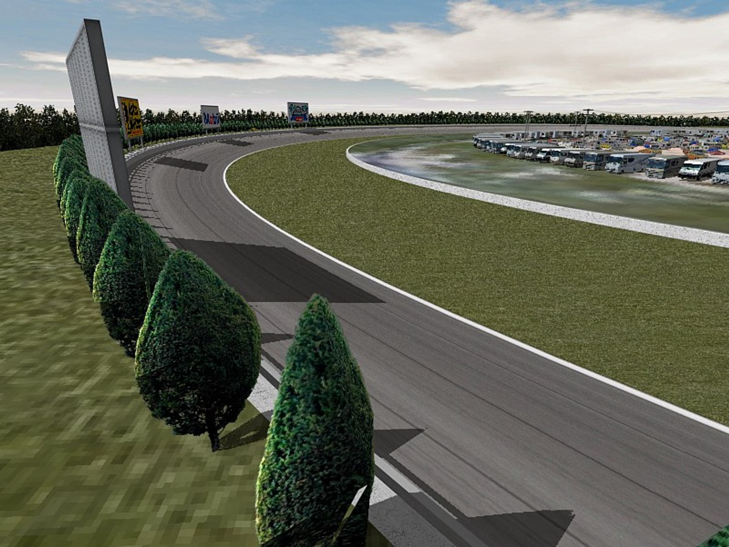 3d Max Pocono Track Race