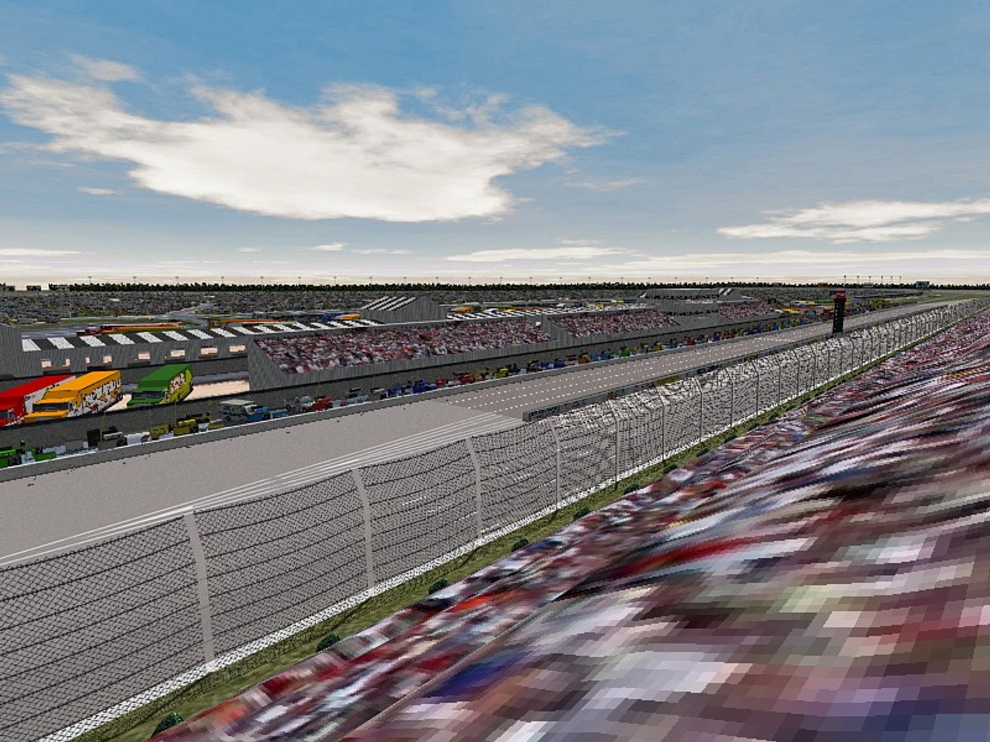 3d Max Pocono Track Race