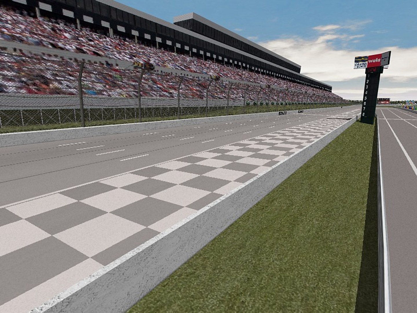 3d Max Pocono Track Race