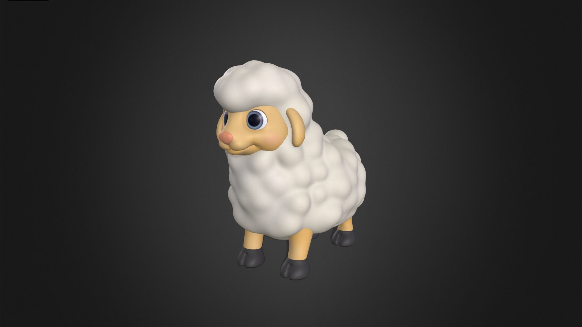 3D model Asset - Cartoons - Animal - Sheep Rigged - TurboSquid 2171944