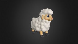 Asset - Cartoons - Animal - Sheep Rigged