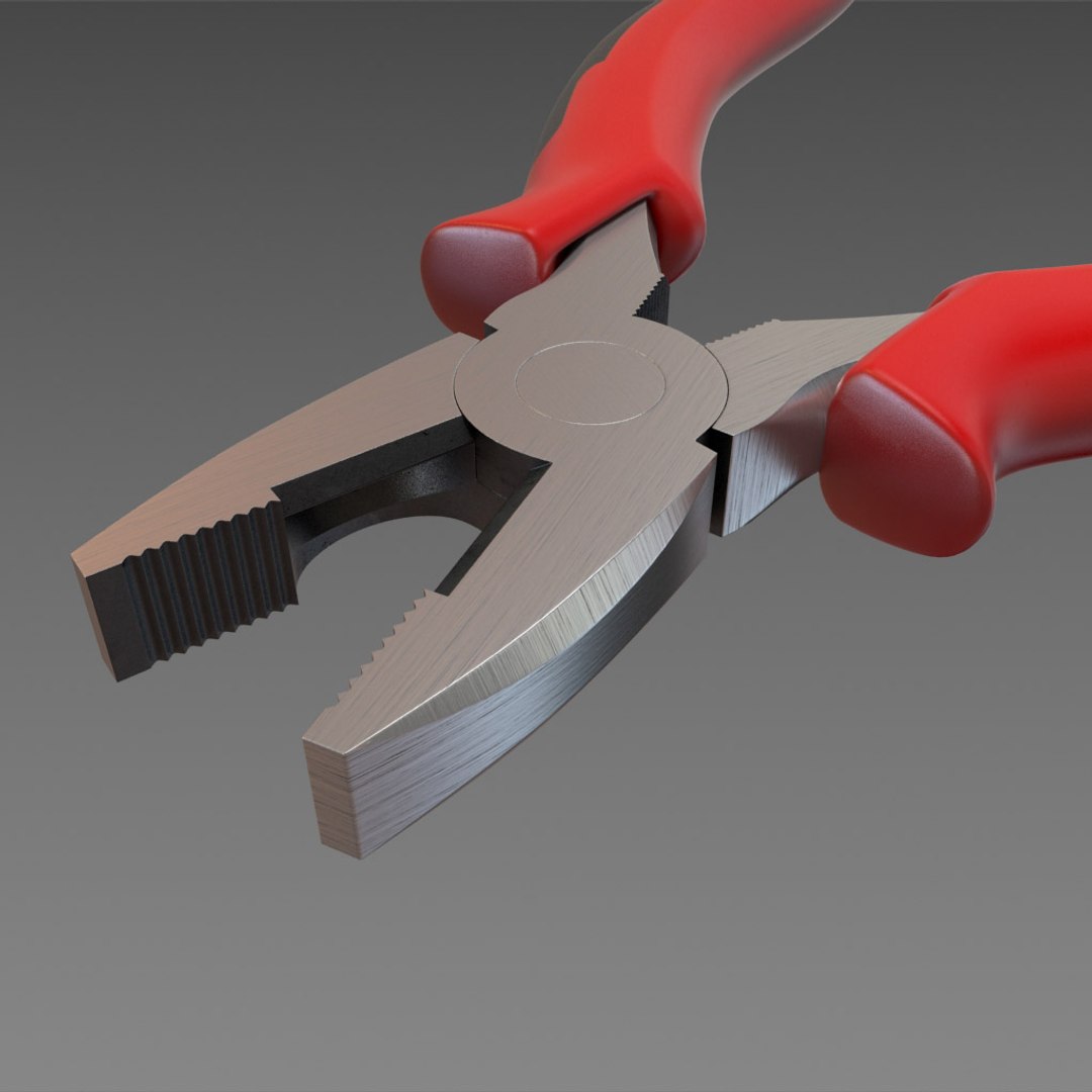 3d combination plier model