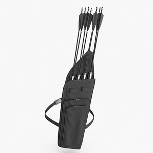 3D model Quiver with Arrows