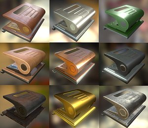 Hole Punch Pack Rigged And Animated