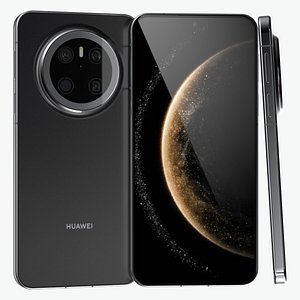 3D model Huawei Mate 70 Obsidian Black
