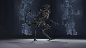 alien xenomorph 3d model