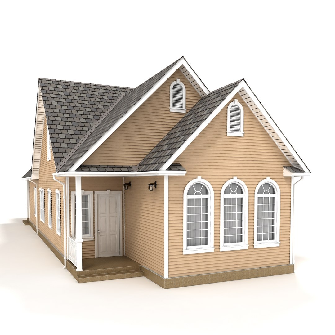 Hi-poly Cottages Vol 15 3D Model - TurboSquid 1494342