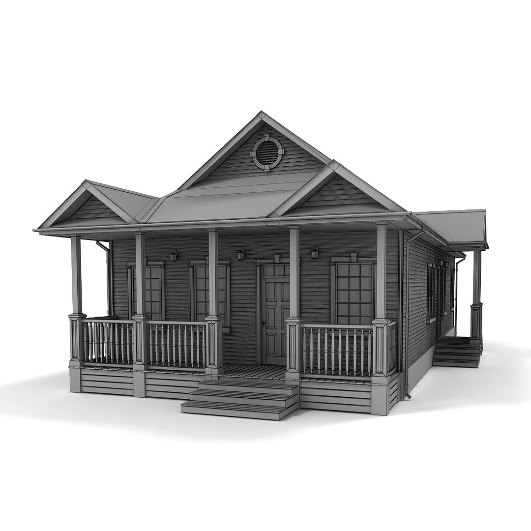 Hi-poly Cottages Vol 15 3D Model - TurboSquid 1494342