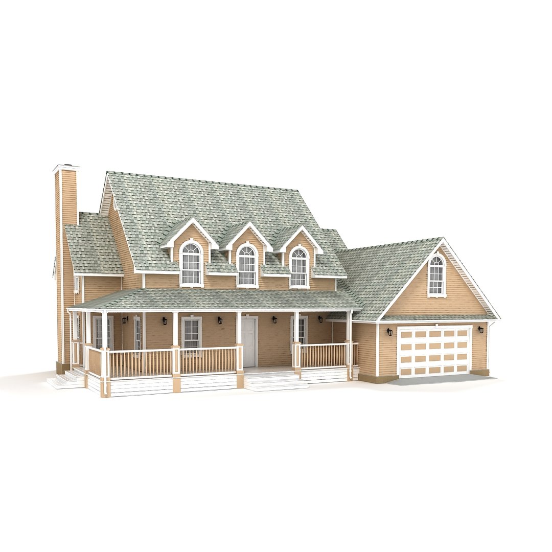 Hi-poly Cottages Vol 15 3D Model - TurboSquid 1494342