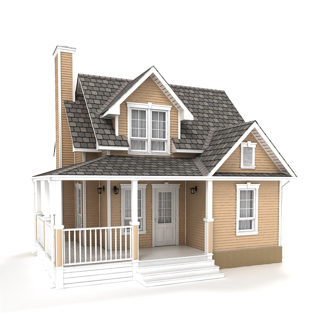 Hi-poly Cottages Vol 15 3D Model - TurboSquid 1494342