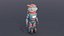 Lowpoly Sci-Fi-Roboter – Spielfertig
