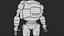Lowpoly Sci-Fi-Roboter – Spielfertig