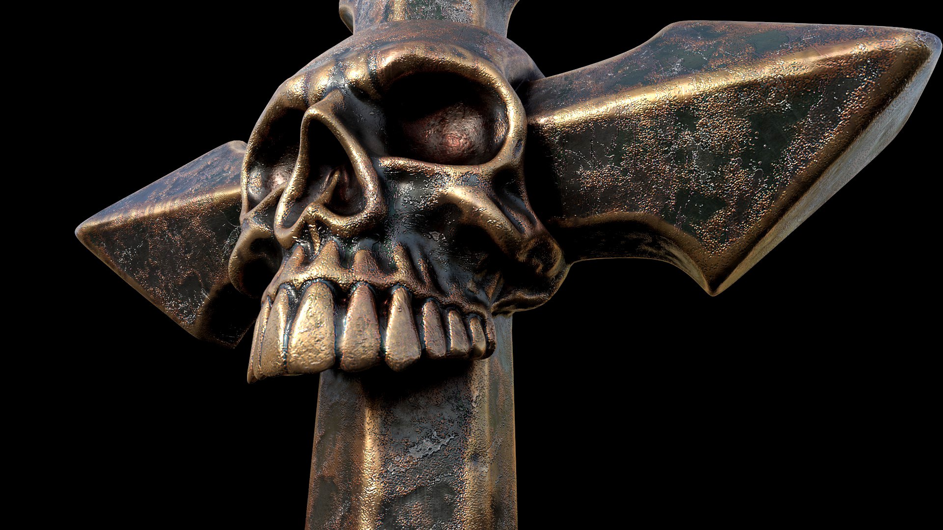 Collection of Arrow-shaped Crosses with Skull 3D model - TurboSquid 2122880