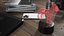 Lâmpada de ilusão de ótica 3D para cães vermelha
