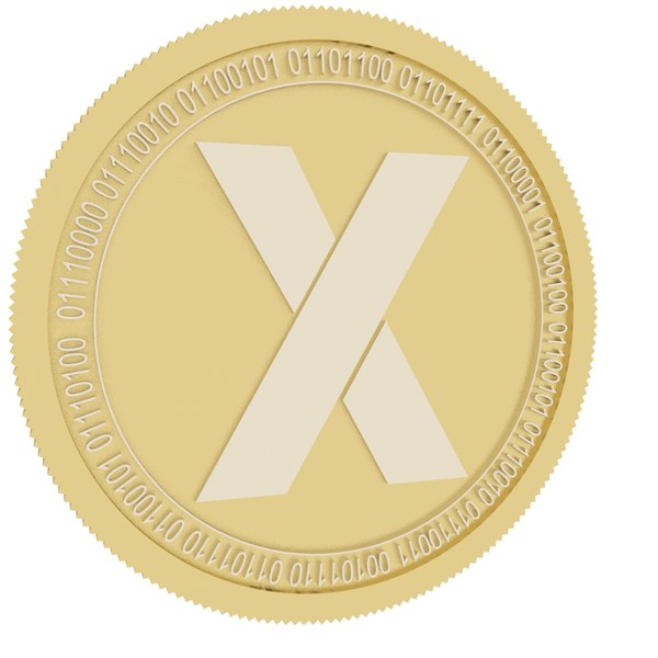 xtrd gold coin 3D