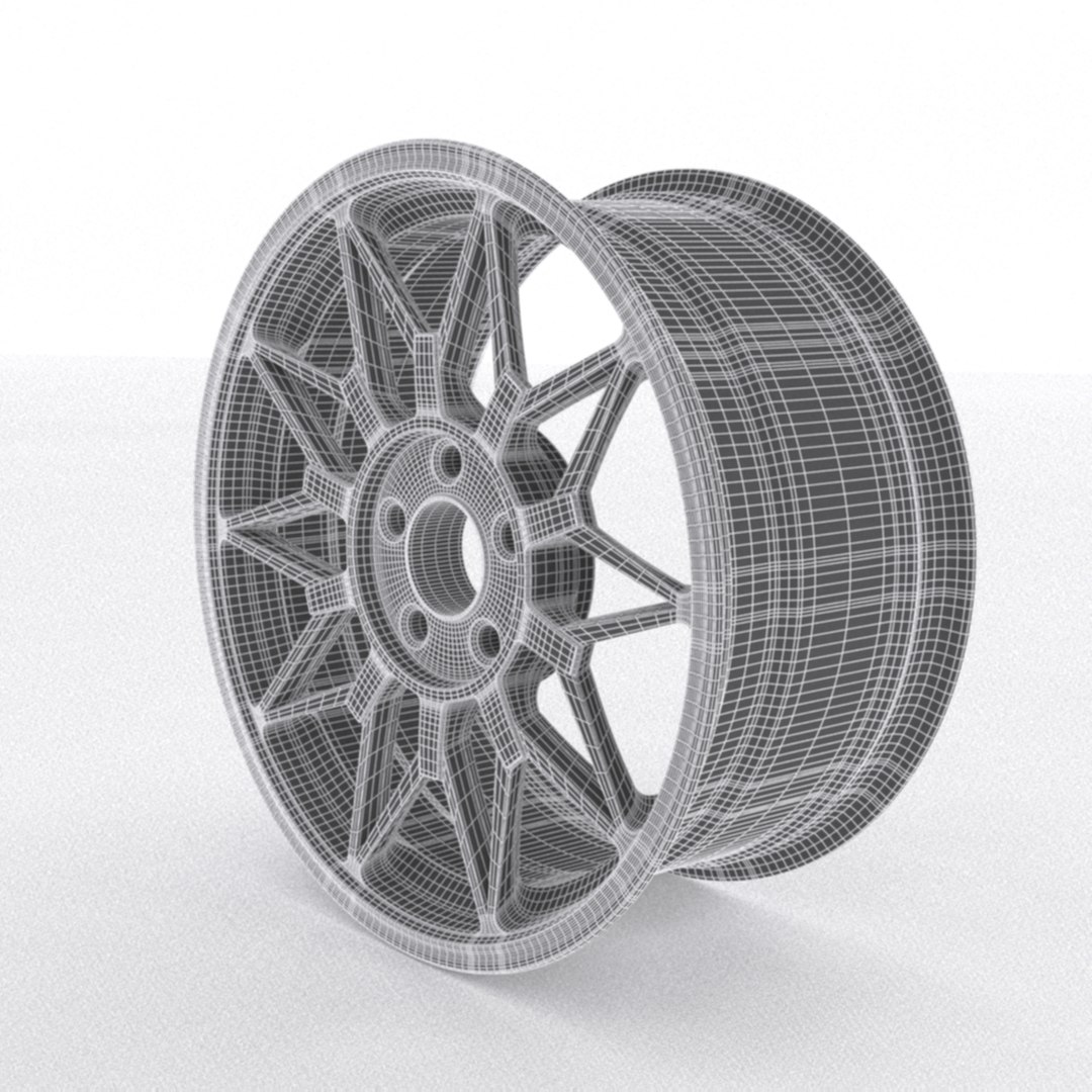 3D Car Rim Model - TurboSquid 1182809