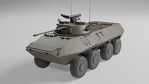 BTR 90 low poly model