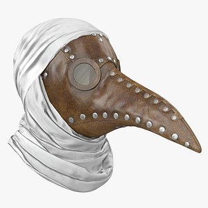 plague doctor mask 3D model