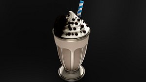 3D Food Smoothies - Milkshakes model