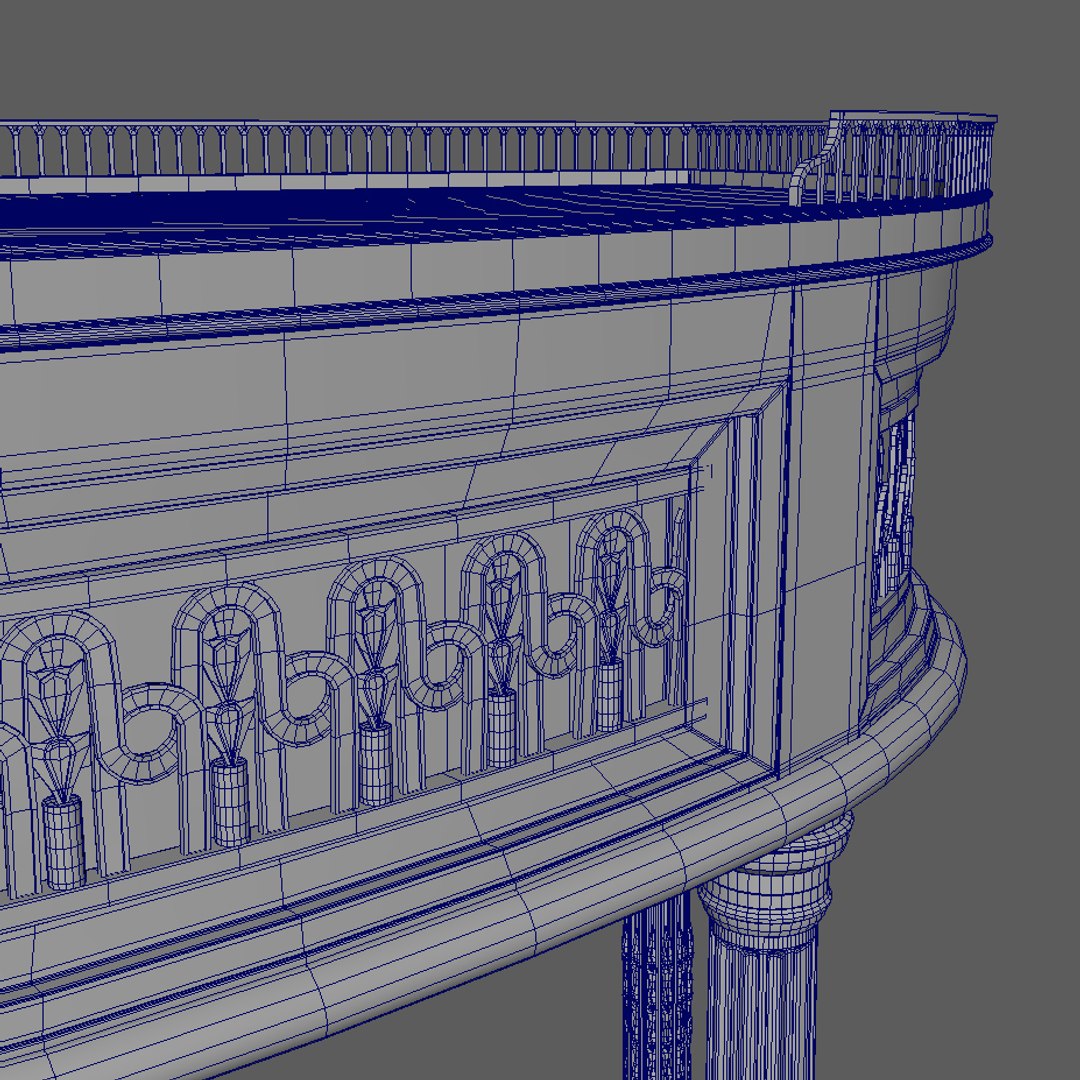 Entrance Table 3D Model - TurboSquid 1403464