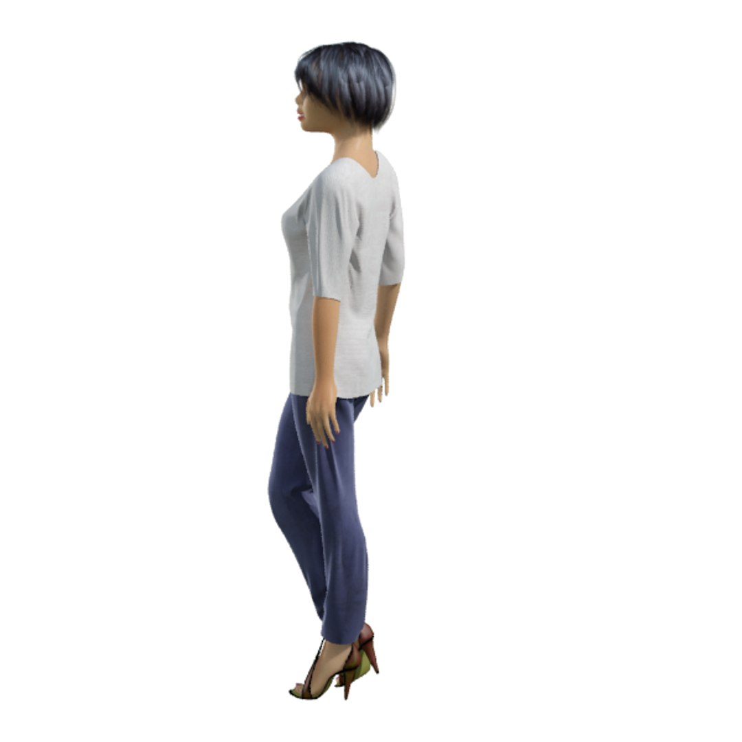 Human Girl Woman 3d Model