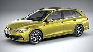 volkswagen golf variant 3D model