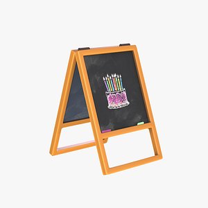 Chalkboard Blackboard Chalk / Sponge Holder by MroznyHipis, Download free  STL model